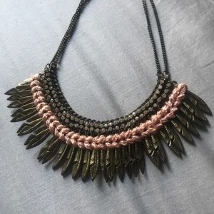 Mixed Media Statement Necklace